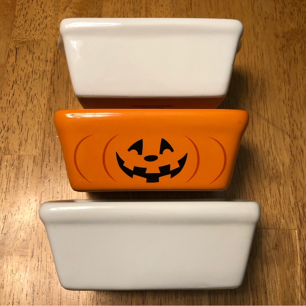 3 Fall Autumn Mini Loaf Pans Bread Bakeware
